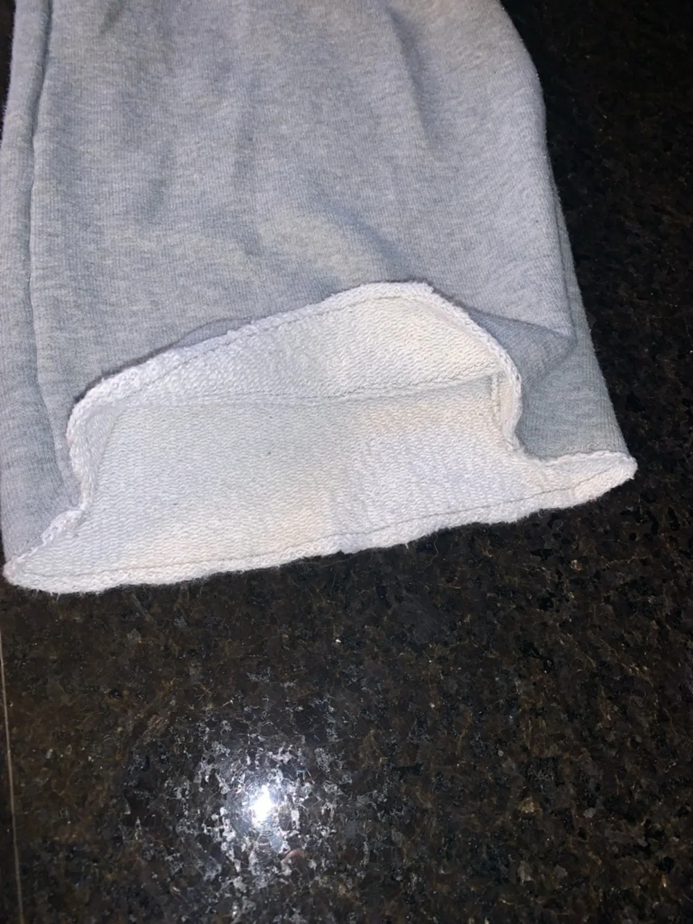 J. Crew Light Heather Gray Fleece Sweatshirt - Picture 3 of 5